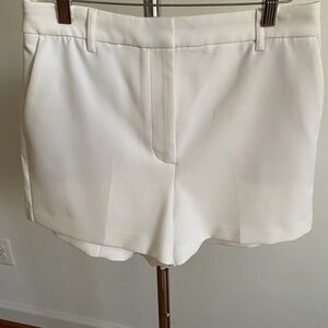 Express White Women’s Dress Shorts - Classic Tailored Style